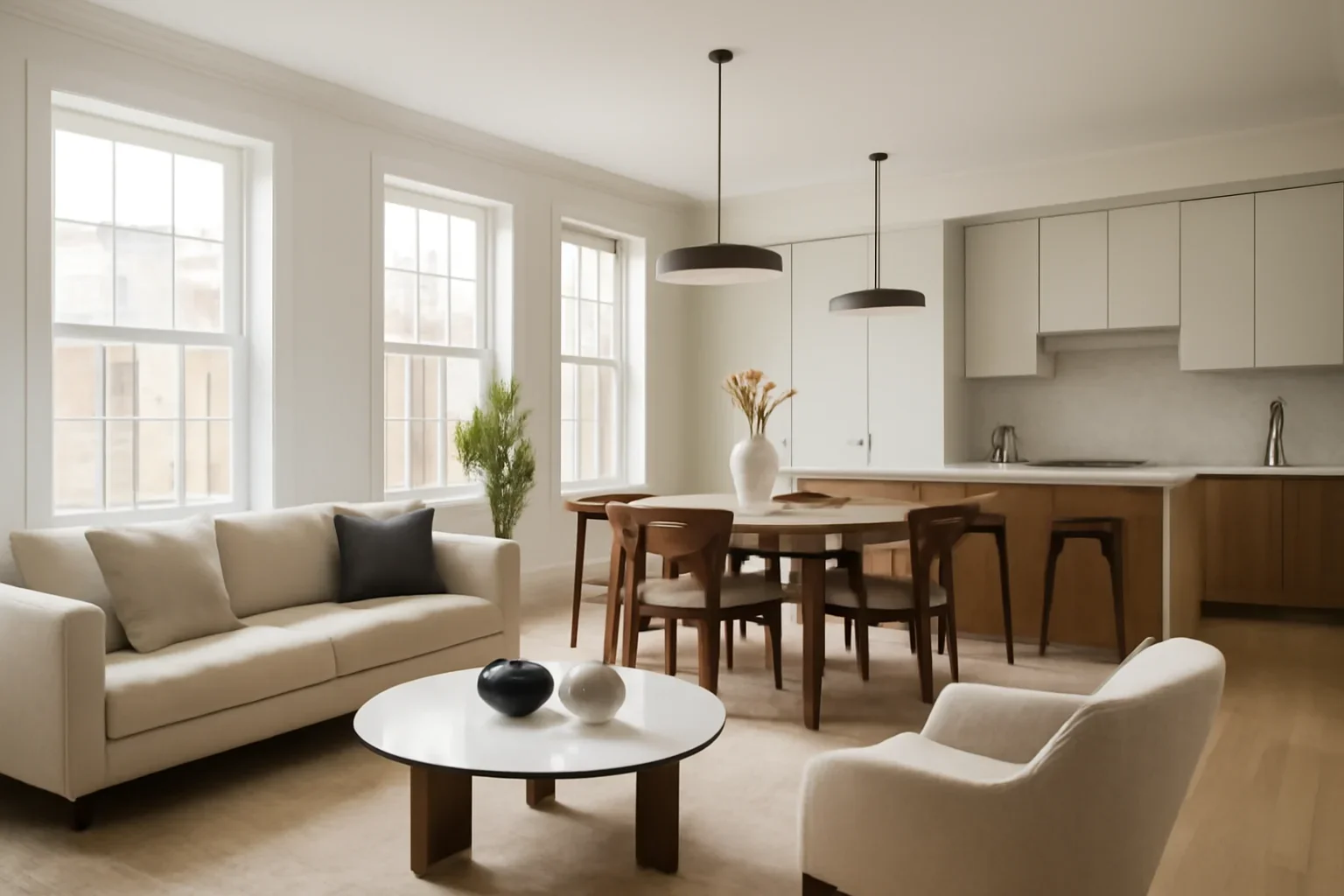 Interior design scene for full-home renovation design in Montreal