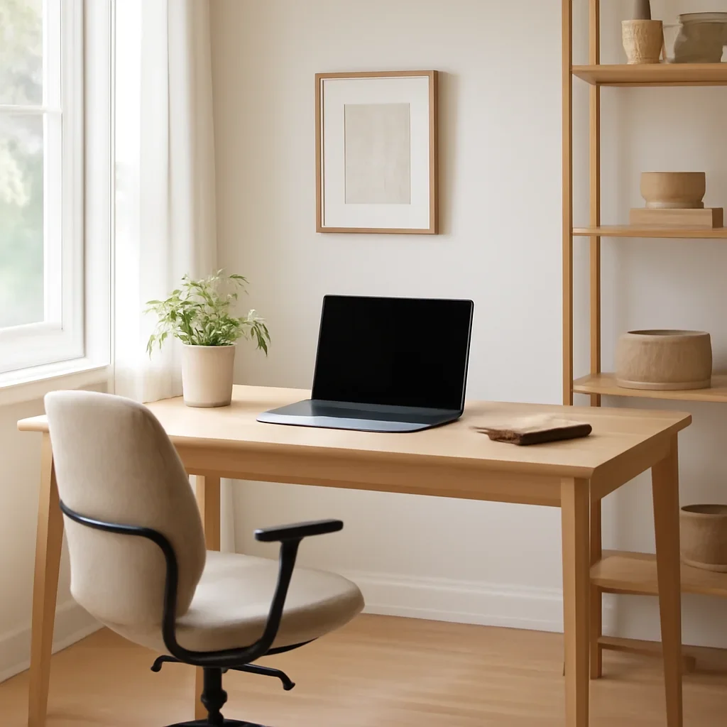 Detail image supporting the article topic how to plan a home office that actually works