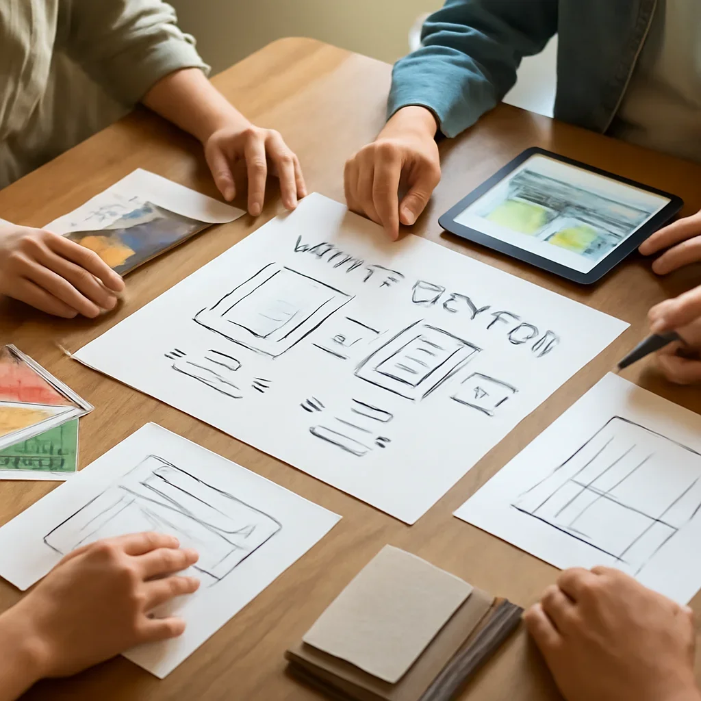 Design planning materials and collaborative review related to integrations