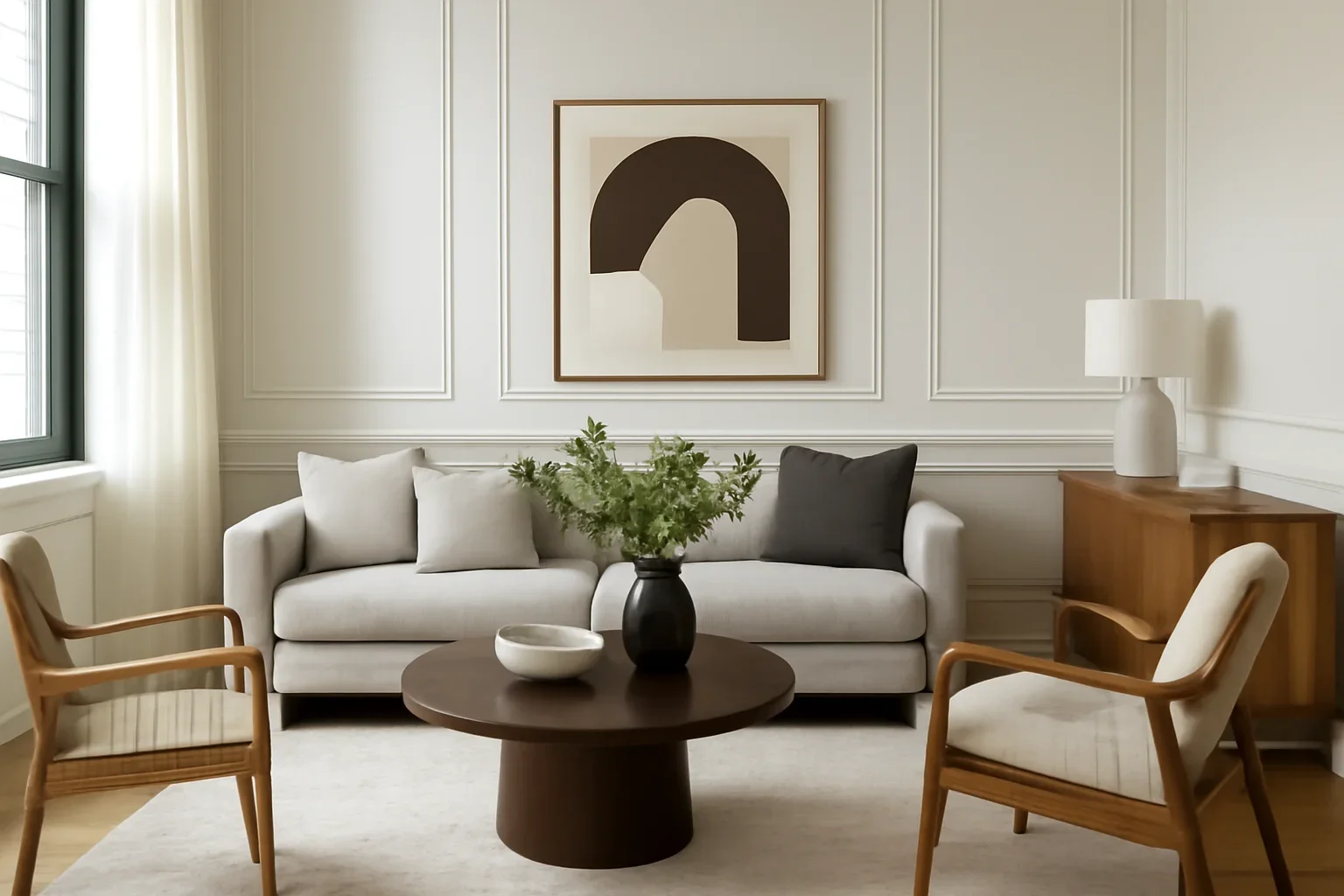 Interior design scene for pointe-claire interior designer in Montreal