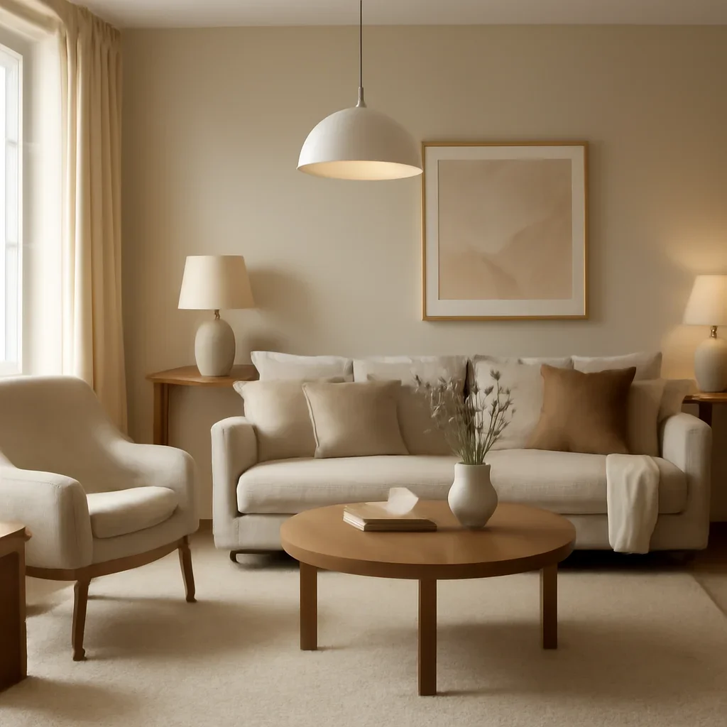 Finished room showing cohesive planning and thoughtful interior design choices