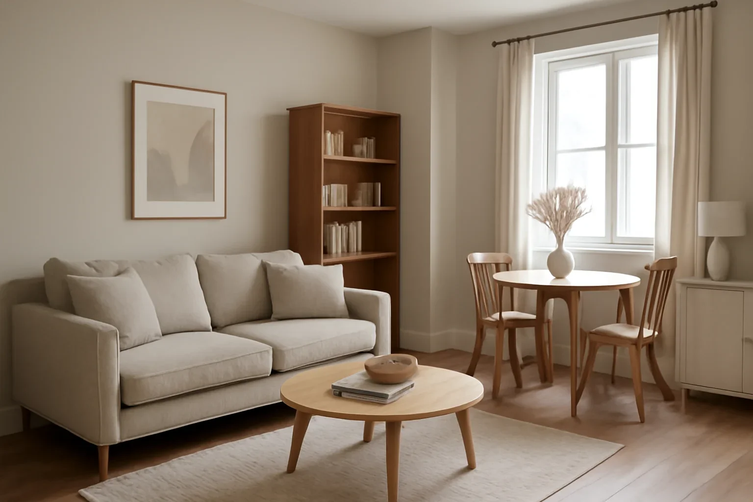 Interior scene illustrating space planning mistakes that make homes feel smaller